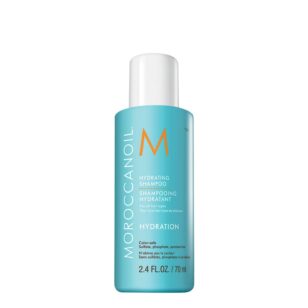 Kuivien hiusten kosteuttava shampoo kaikille hiustyypeille. 70 ml matkakoko