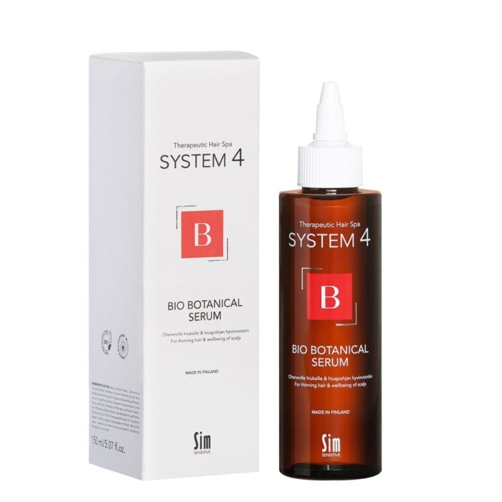 Sim System 4 hoitotuotteet hiuspohjan hyvinvointiin - Villikihara