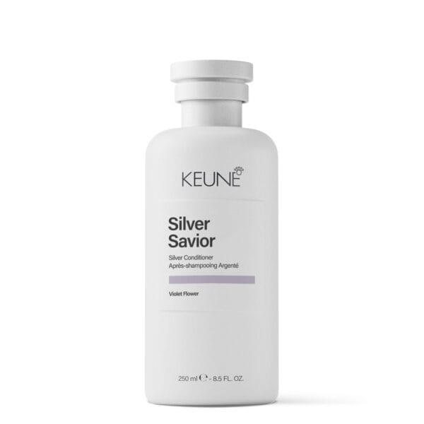 Keune Care Silver Savior Conditioner Kirkastava, runsaspigmenttinen hoitoaine vaaleille- tai harmaille hiuksille