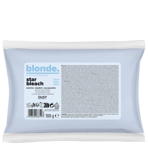 Pölyämätön vaalennusaine tehokkaaseen hiusten vaalennuskäsittelyyn