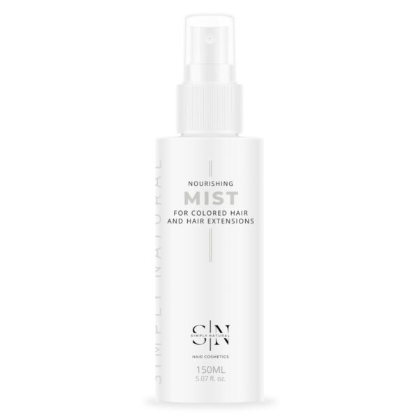 Simply Natural Nourishing Mist hoitosuihke Monivaikutteinen hoitosuihke kaikille hiustyypeille – toimii täydellisesti myös hiustenpidennyksille